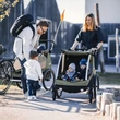 Utánfutó THULE COURIER 2 gyerek/opcionálisan kutya/áruszállító zöld