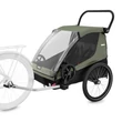 Utánfutó THULE COURIER 2 gyerek/opcionálisan kutya/áruszállító zöld
