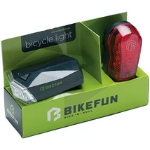 Lámpa BIKEFUN SQUARE szett E+H 4+3 LED - JY-585+JY-173T