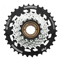 Racsni 7 fokozatú SHIMANO TZ510/HG ezüst/fekete  14-34 MEGARANGE