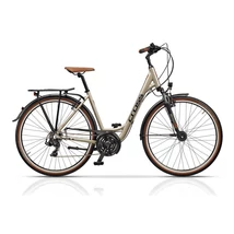 CROSS AREA LOW STEP bézs (fekete/barna)  cross trekking  NŐI kerékpár