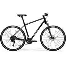 MERIDA CROSSWAY 100 FEKETE(EZÜST) 2024 CROSS TREKKING KERÉKPÁR