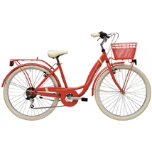 ADRIATICA PANDA 26" 6s női PIROS VÁROSI KERÉKPÁR