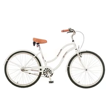 Neuzer Beach női fehér fekete köpeny CRUISER KERÉKPÁR