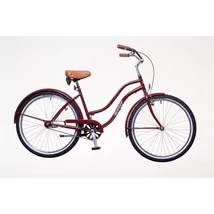 Neuzer Beach női bordó  CRUISER KERÉKPÁR