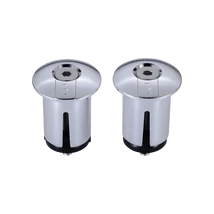 BBB Cycling kerékpáros kormányvégdugó BHT-96 ScrewOn, csavaros, króm (2db)