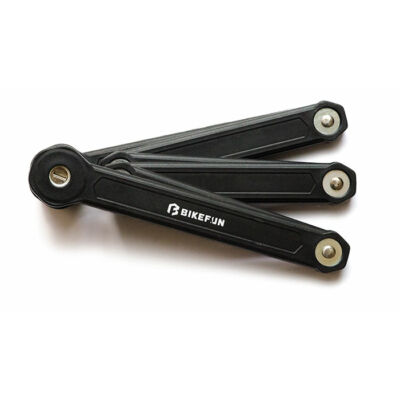 Lakat BikeFun BARRICADE GRAND SAFE folding fekete, tartóval 80 cm - L9001