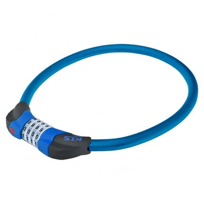 Kerékpár zár KLS CRYPT Kék, 80 cm