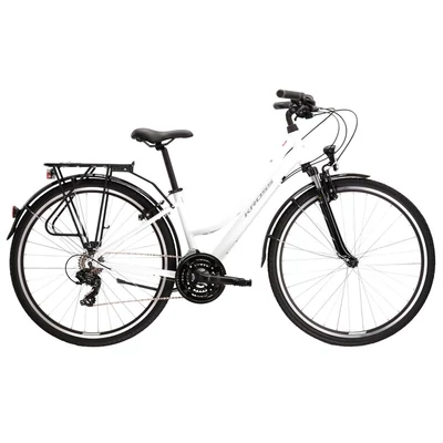 KROSS TRANS 1.0 D  NŐI WHITE (GREY) 2022 cross trekking kerékpár