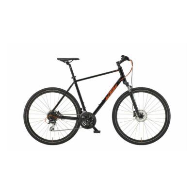 KTM X-LIFE TRACK BLACK(orange+silver) 2022 Férfi cross trekking kerékpár