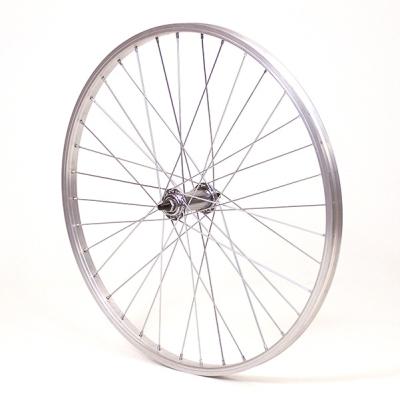 Kerék 26"/559mm/ első alu abroncs + acél agy
