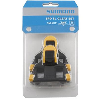 Stopli SHIMANO SPD SM-SH11 /6 fokos mozgás, sárga/