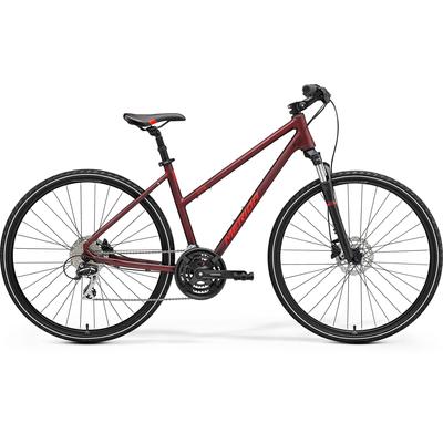 MERIDA CROSSWAY 20 NŐI BORDÓ/PIROS
