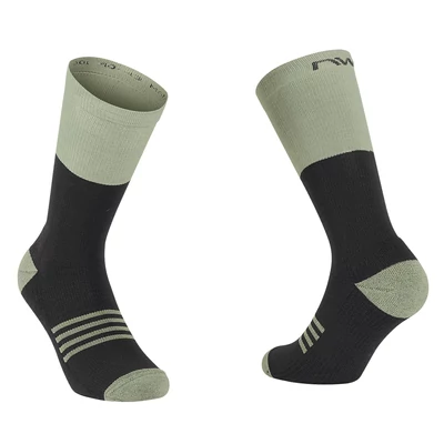 Zokni NORTHWAVE téli EXTREME PRO HIGH COOL MATCHA ZÖLD/FEKETE