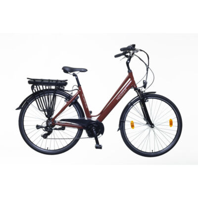 Neuzer Hollandia Delux női barna/fehér 19,5"  elektromos kerékpár